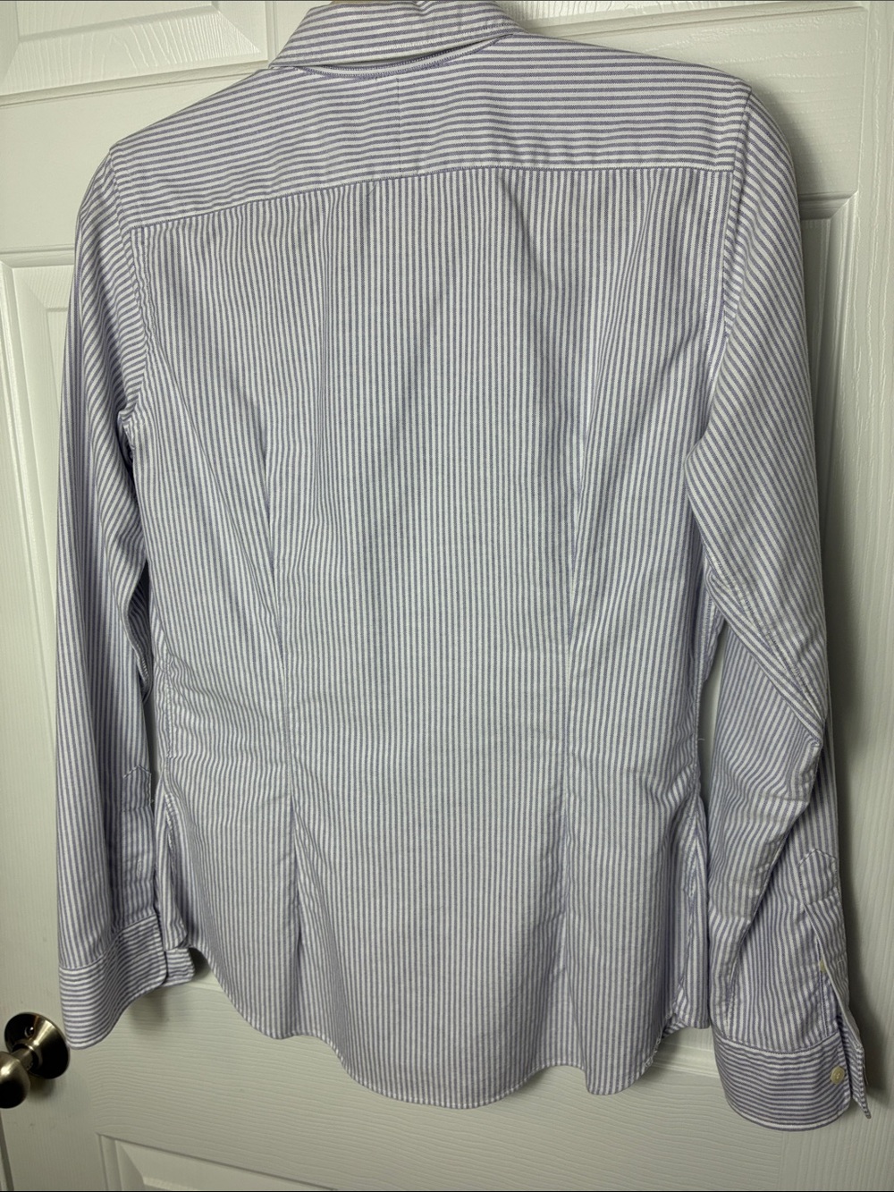 Ralph Lauren Blue and White Stripe Button-Down Shirt - Picture 5 of 10